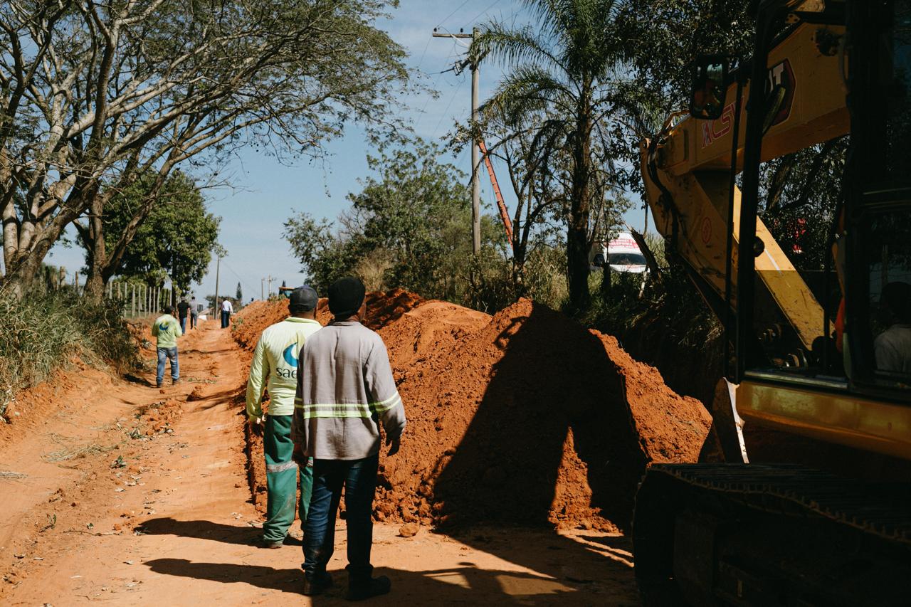 Obra da adutora do Ribeirão Boa Vista - Foto 1