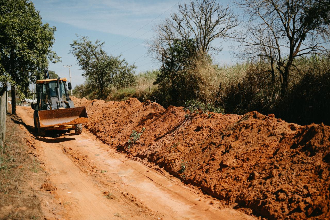Obra da adutora do Ribeirão Boa Vista - Foto 2
